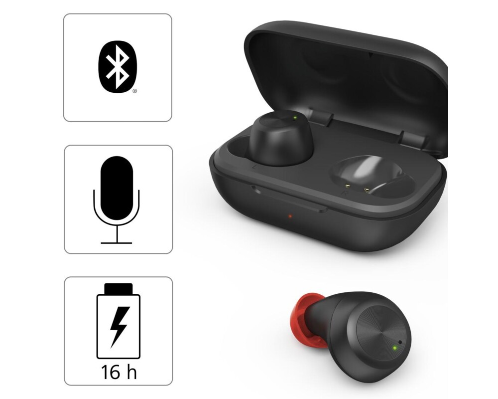 Слушалки Блутут слушалки-тапи Hama Spirit Chop, Черни, 184125 4