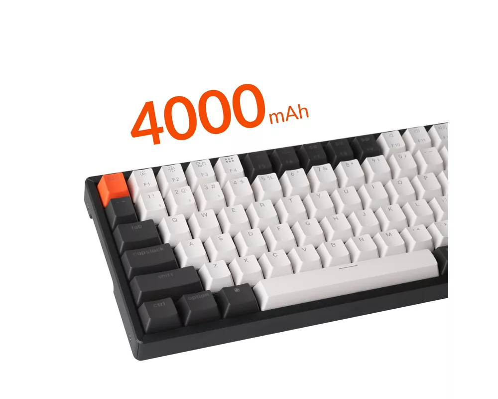 Клавиатура Геймърска Механична клавиатура Keychron K2 Hot-Swappable Compact Gateron Blue Switch White LED Gateron Blue Switch ABS 3