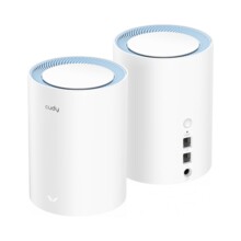 Безжична Mesh система Cudy M1200 2, AC1200 Dual Band, 2.4/5 GHz, 300 - 867 Mbps, 2 броя 567379 ROUT-M1200-2 на топ цена - PIC.bg