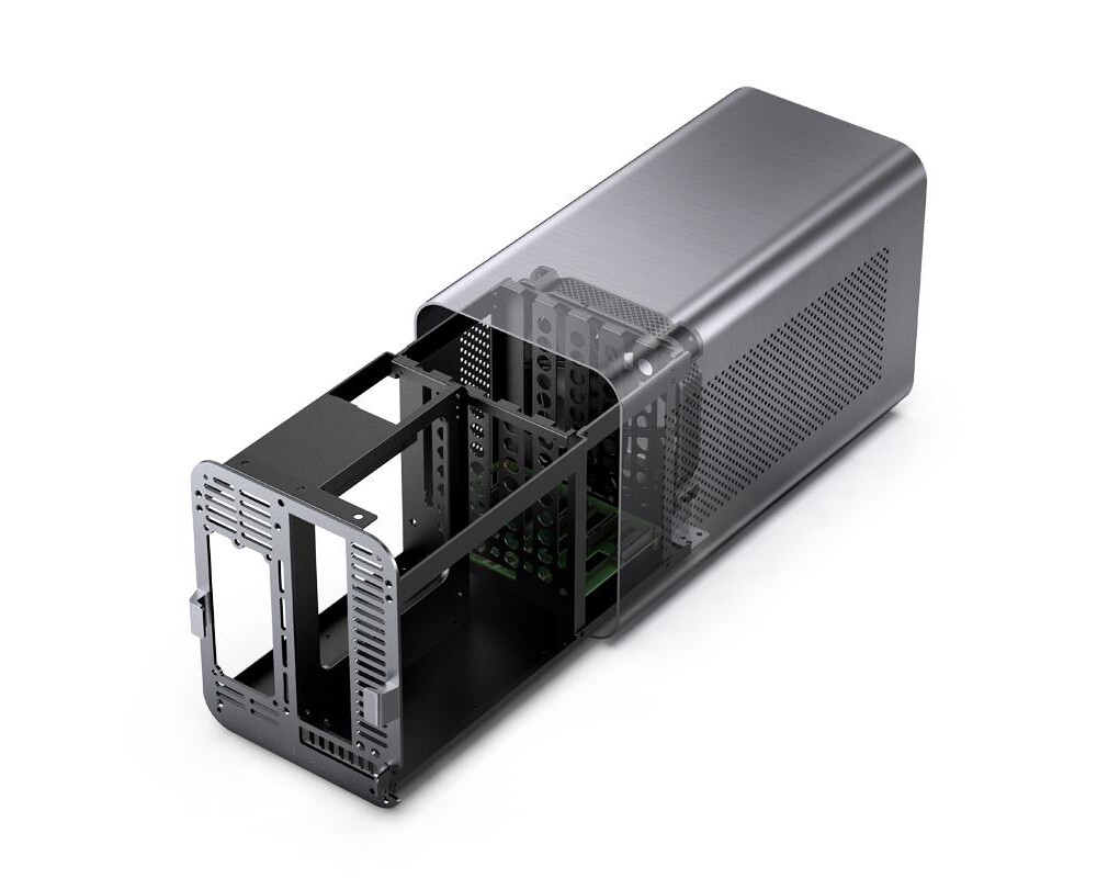 Кутия Jonsbo N1, ITX, Сива 7