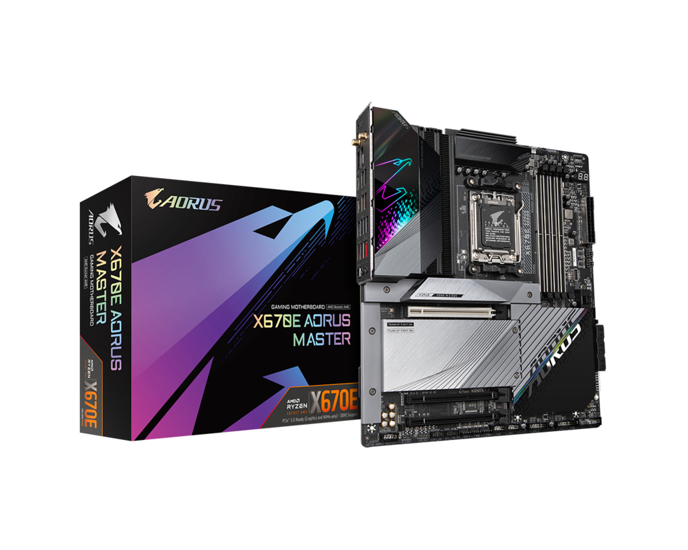 Дънна платка GIGABYTE X670E AORUS Master Socket AM5 5