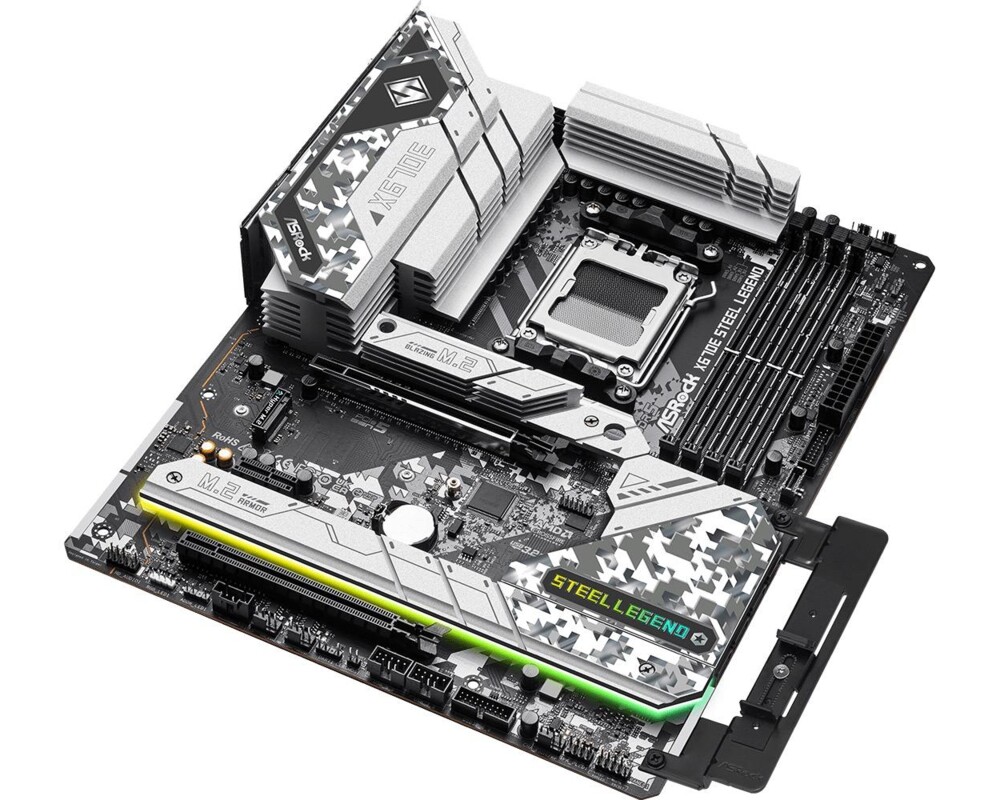 Дънна платка ASROCK X670E STEEL LEGEND, Socket AM5, ATX, 4xDDR5 4