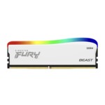 <span>Памет</span> Kingston FURY Beast White RGB 8GB DDR4 PC4-25600 3200MHz CL16 KF432C16BWA/8 <span class='catalog-num-in-name'>KF432C16BWA-8</span> - 