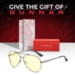 <span>Очила за компютър</span> Комплект GUNNAR OPTICS Maverick Onyx Holiday Bundle - Очила, калъф <span class='catalog-num-in-name'>GUN-BUN-00030</span> - 