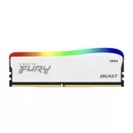 <span>Памет</span> Kingston FURY Beast White RGB 8GB DDR4 PC4-28800 3600MHz CL17 KF436C17BWA/8 <span class='catalog-num-in-name'>KF436C17BWA-8</span> - 