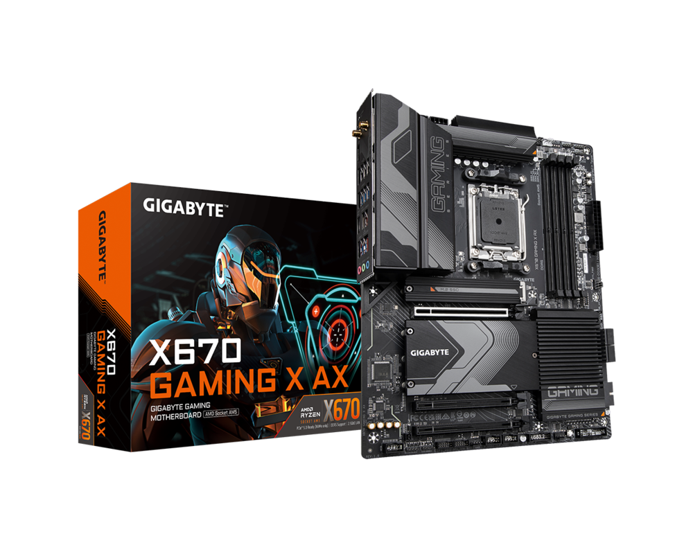 Дънна платка GIGABYTE X670 GAMING X AX, Socket AM5 5