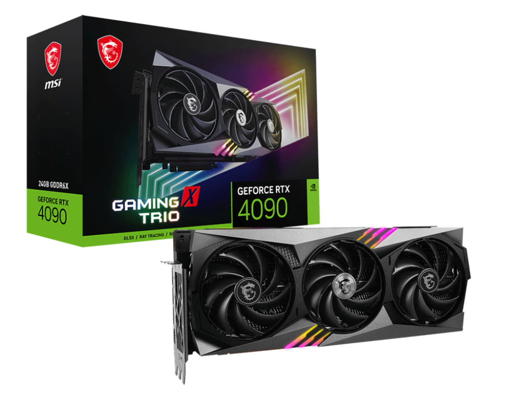 Видеокарта MSI GeForce RTX 4090 GAMING X TRIO 24GB GDDR6X 9