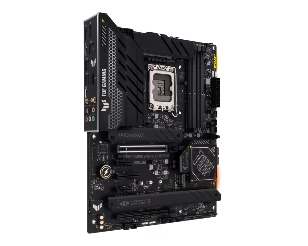 Дънна платка ASUS TUF GAMING Z790-PLUS WIFI D4, LGA 1700, PCIe 5.0, ATX, Wi-Fi 6, AURA Sync RGB 2