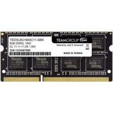  8GB, 1600mhz DDR3L Team Group Elite  610335 DDR3L-8GB-SODIMM на топ цена - PIC.bg