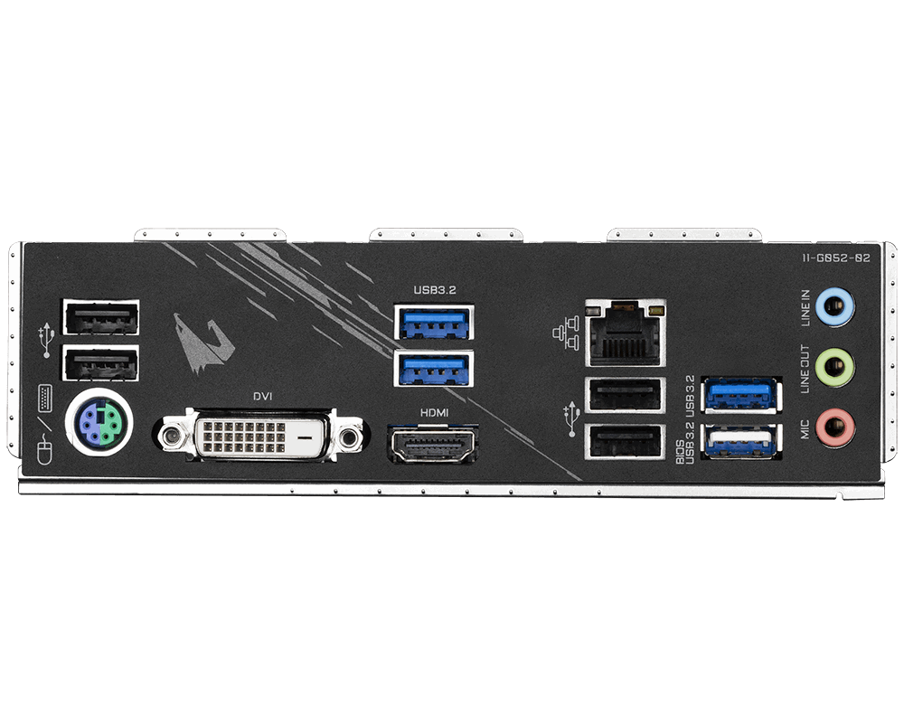 Дънна платка GIGABYTE B550M AORUS ELITE AM4 DDR4 2xM.2 4xSATA HDMI DVI mATX MB 9