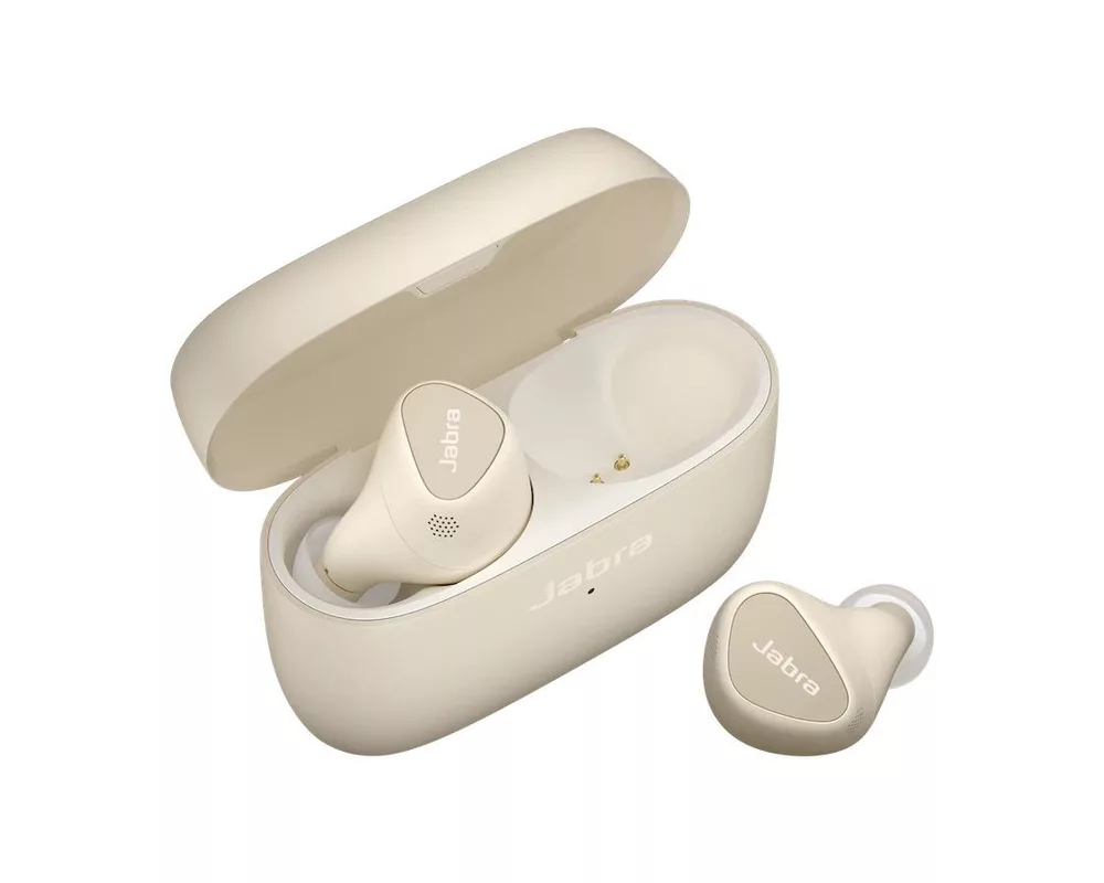 Слушалки Блутут слушалки Jabra Elite 5 Gold Beige 3