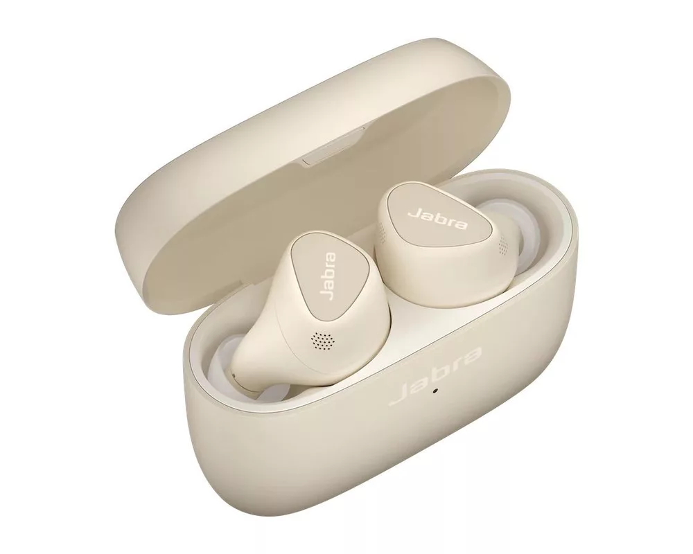 Слушалки Блутут слушалки Jabra Elite 5 Gold Beige 2