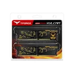 Памет Team Group Vulcan TUF Yellow DDR4 32GB(2x16GB) 3200MHz, CL16-20-20-40 1.35V 4