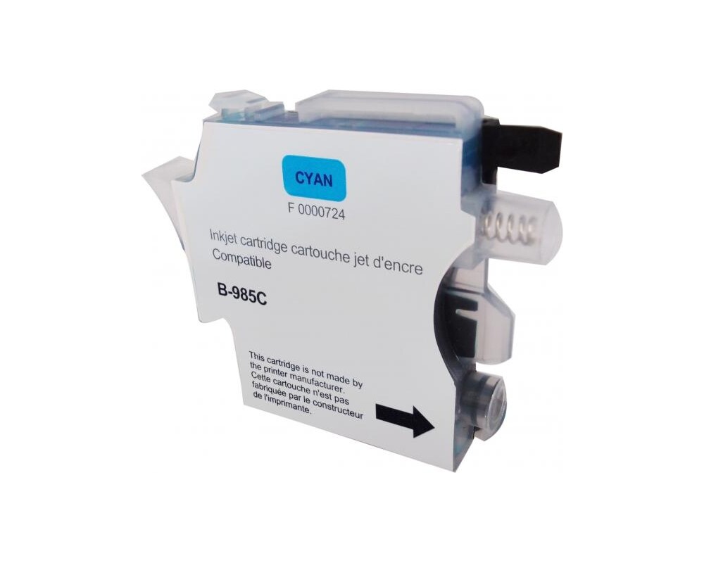 Мастило Мастилница UPRINT LC985, BROTHER, Cyan 2