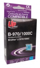  Мастилница UPRINT LC970.LC1000 BROTHER, Cyan 617545 LF-INK-BROT-LC1000CY-UP на топ цена - PIC.bg