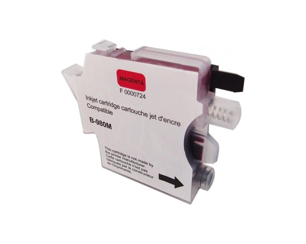 Мастило Мастилница UPRINT LC980/1100 BROTHER, Magenta 2