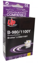  Мастилница UPRINT LC980/1100 BROTHER, Yellow 617574 LF-INK-BROT-LC980Y-UP на топ цена - PIC.bg