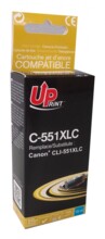  Мастилница UPRINT CLI-551XL CANON, С чип, Cyan 617656 LF-INK-CAN-CLI551C-XL-UP на топ цена - PIC.bg