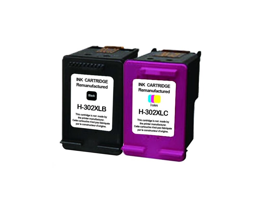 Мастило Мастилница UPRINT комплект HP 302XL BK+CL,F6U68AE+F6U67AE, DJ 1110 AiO/2130 AiO/3630 AiO/4650 AiO 2