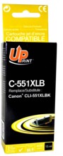  Мастилница UPRINT CLI-551XL CANON, Black 618003 LF-INK-CAN-CLI551BK-XL-UP на топ цена - PIC.bg