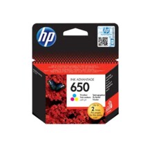  HP 650 original Ink cartridge CZ102AE BHK tri-colour standard capacity 200 pages 1-pack 618128 CZ102AE#BHK на топ цена - PIC.bg
