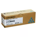 Тонер за принтер Тонер касета Ricoh SPC360HE, 5000 копия, Cyan 2