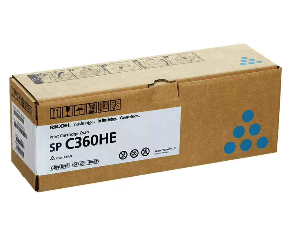 Тонер за принтер Тонер касета Ricoh SPC360HE, 5000 копия, Cyan 2