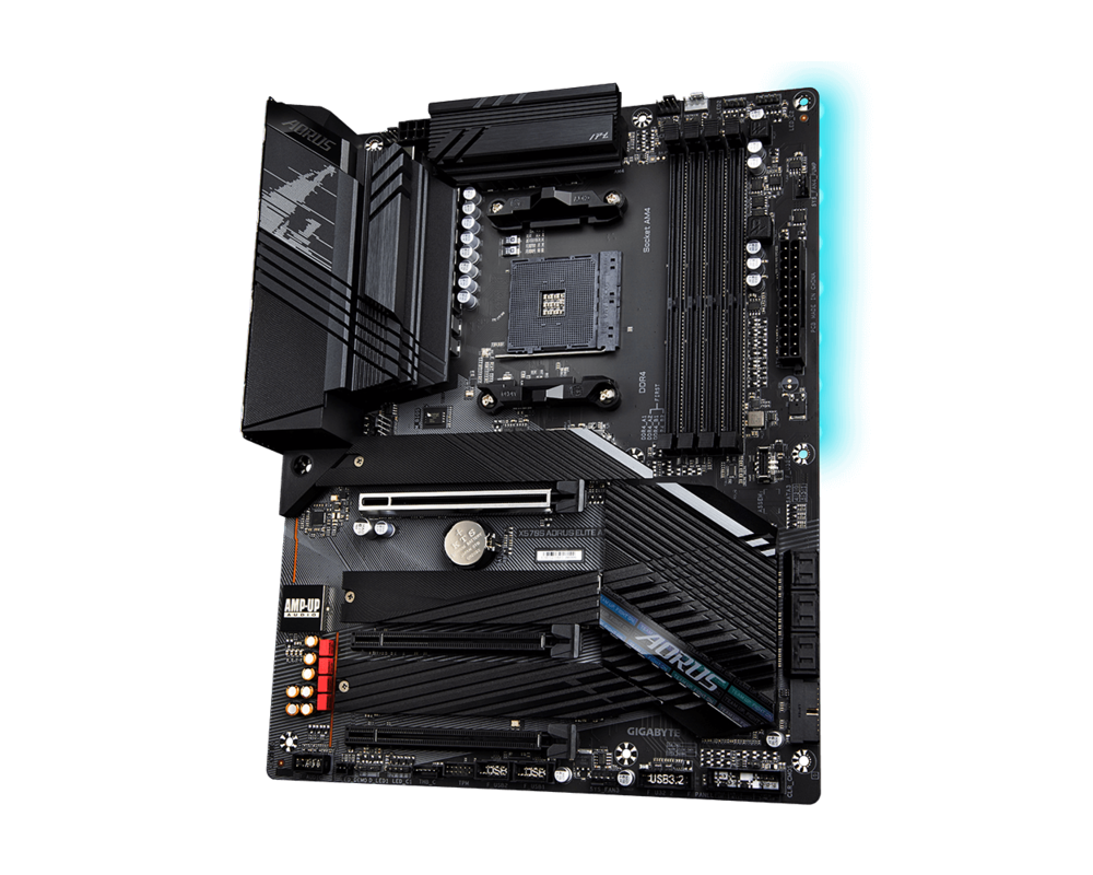Дънна платка GIGABYTE X570S AORUS Elite AX Socket AM4, Wi-Fi 6E, 2.5Gbit Lan, RGB Fusion, PCIe 4.0 3