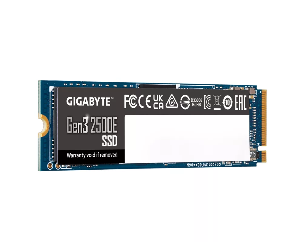 SSD GIGABYTE 1TB M.2 PCIe Gen3 2500E SSD – G325E1TB 2