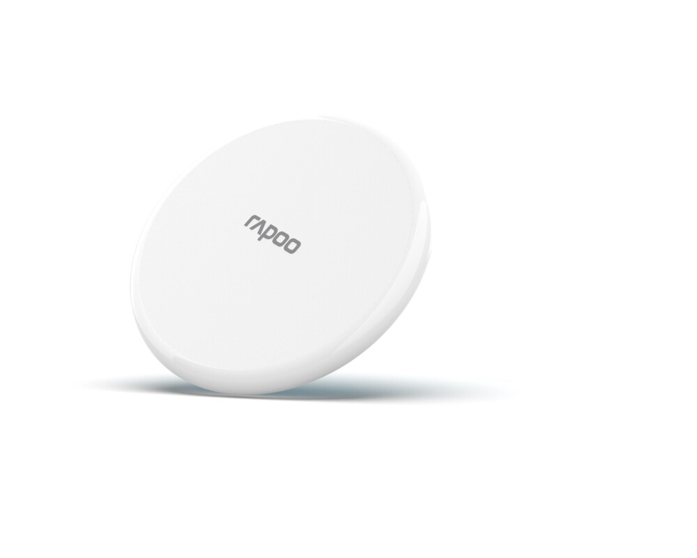 Зарядно Безжично  RAPOO XC105, Qi, 5W/7.5W/10W, Бял 2