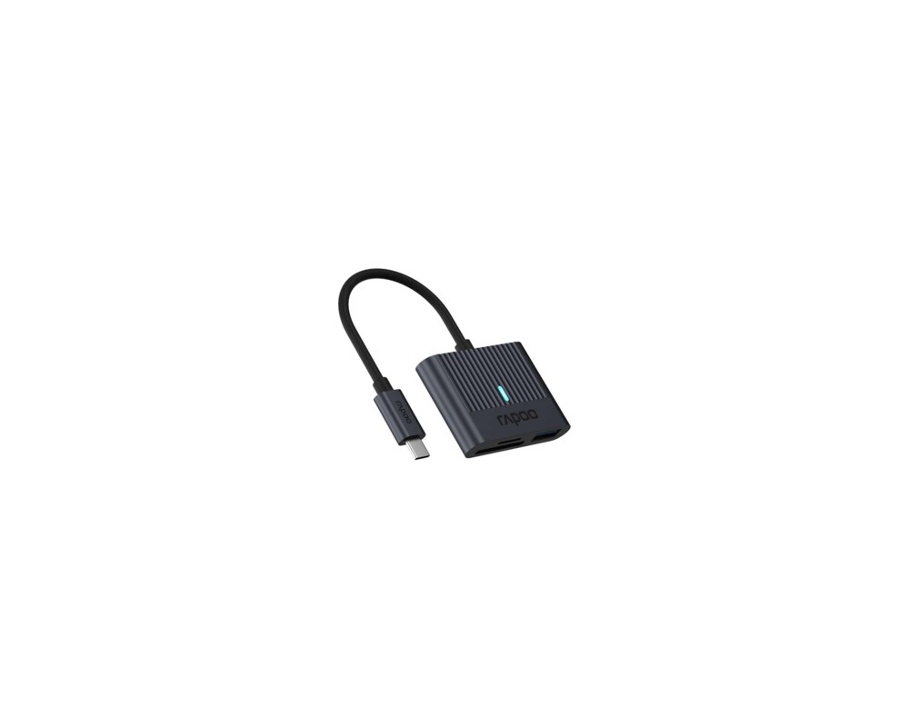 Четец за карти Четец на смарт карти Rapoo UCR-3001, USB-C, Черен 5