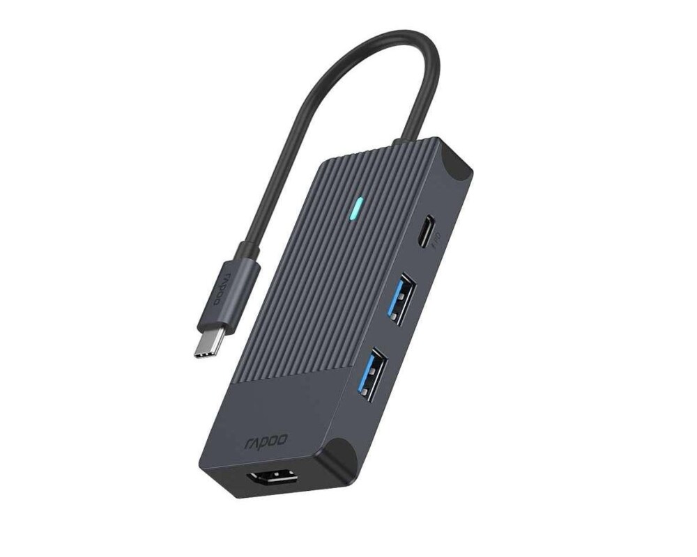 USB хъб USB-C Хъб, 4 порта, RAPOO-11409 4