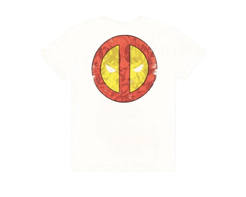 Дреха Тениска Bioworld Difuzed Deadpool - Card White T-Shirt, Size S 2