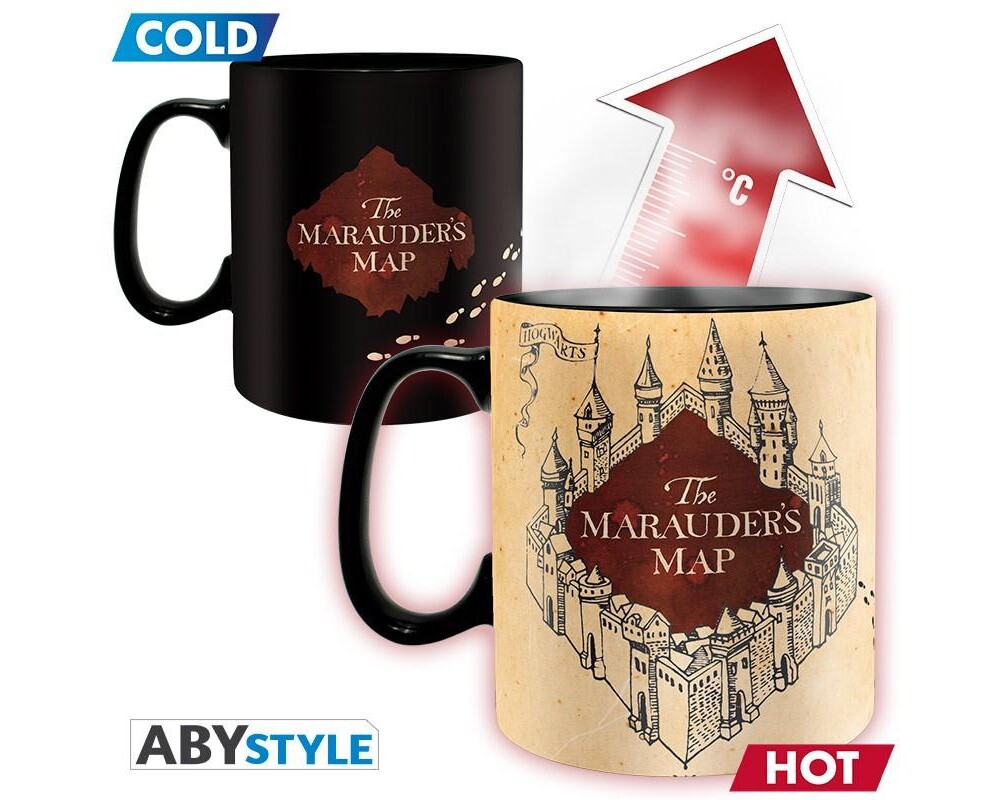 Аксесоар Чаша ABYSTYLE HARRY POTTER Heat Change Mug Marauder 3