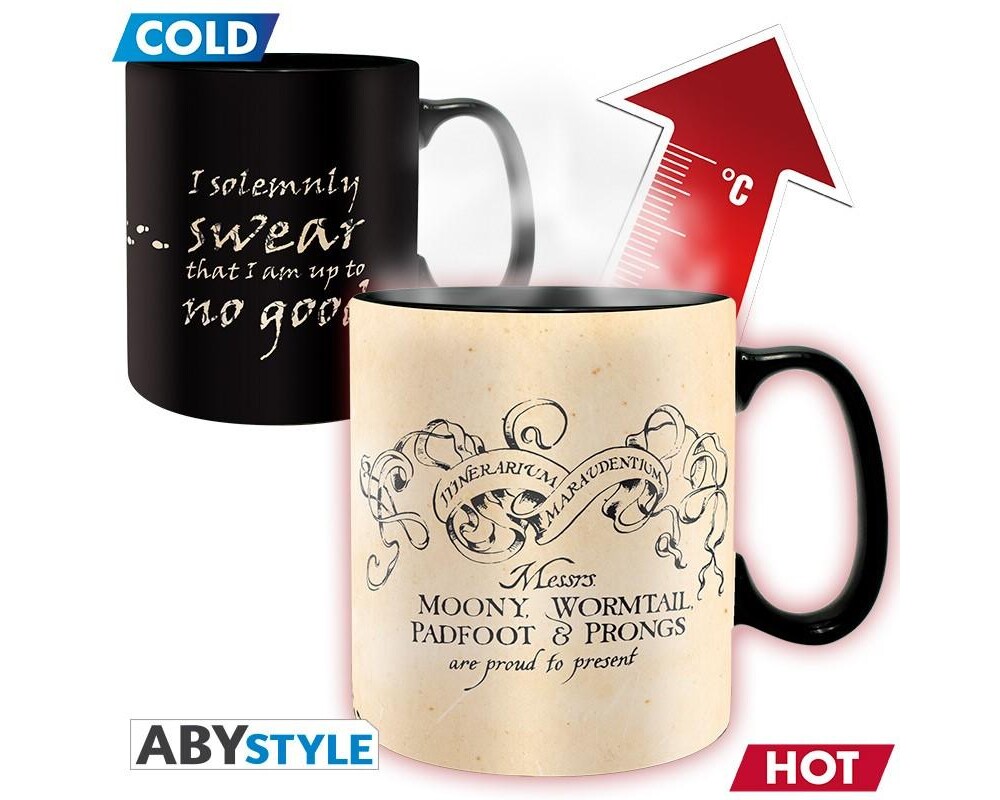 Аксесоар Чаша ABYSTYLE HARRY POTTER Heat Change Mug Marauder 2