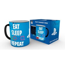  Чаша ABYSTYLE PLAYSTATION Mug Heat Change Eat Sleep Repeat 621483 ABYSTYLE-MGH0071 на топ цена - PIC.bg
