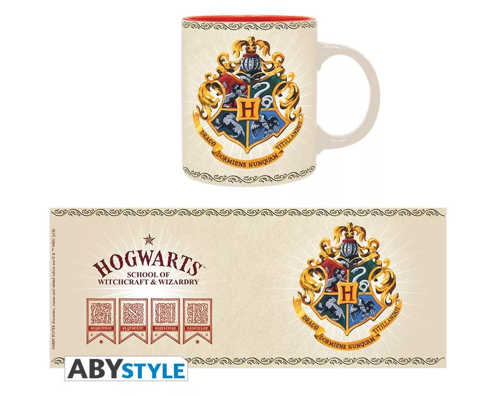 Аксесоар Чаша ABYSTYLE HARRY POTTER Hogwarts 4 Houses 3