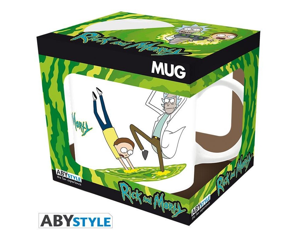 Аксесоар Чаша ABYSTYLE RICK AND MORTY Portal 2 3