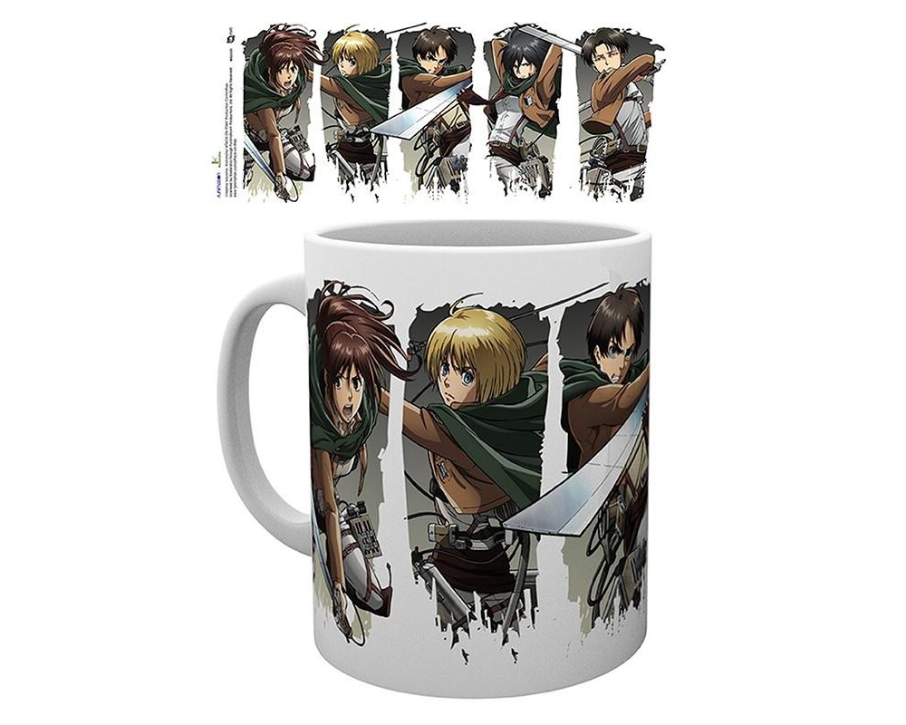 Аксесоар Чаша ABYSTYLE ATTACK ON TITAN Character Montage 2