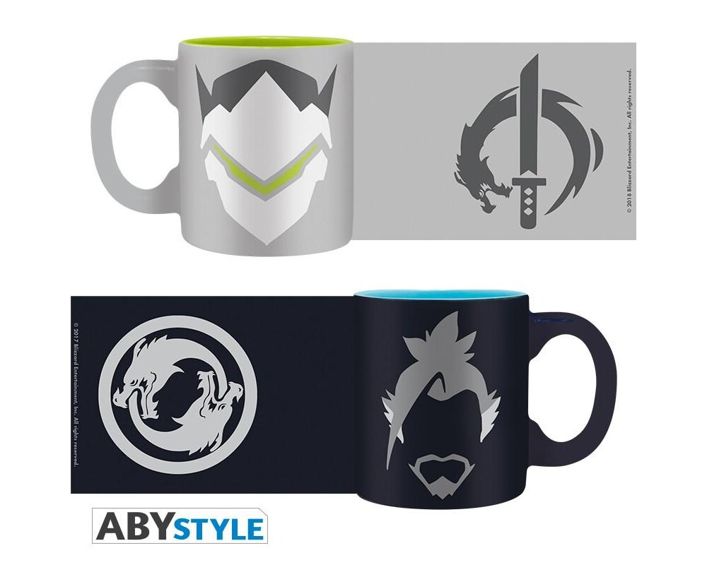 Аксесоар Комплект чаши ABYSTYLE OVERWATCH 2Hanzo and Genji 2