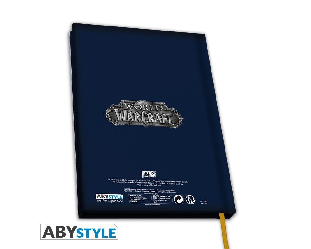 Аксесоар Тефтер ABYSTYLE WORLD OF WARCRAFT Alliance A5 2