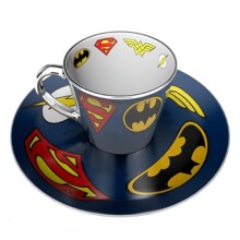  Комплект ABYSTYLE DC COMICS Mirror mug & plate set Logo, Чаша, Подложка с емблеми 621519 ABYSTYLE-MMP002 на топ цена - PIC.bg