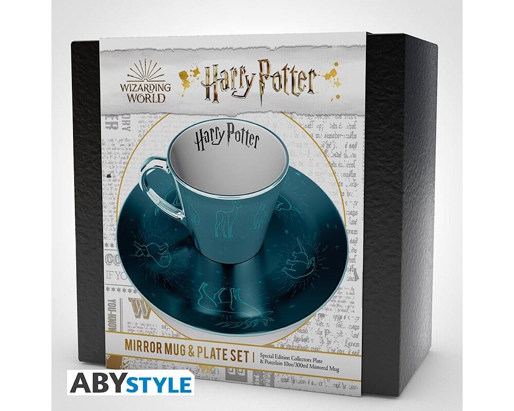 Аксесоар Комплект ABYSTYLE HARRY POTTER Mirror mug & plate set Patronus, Чаша, Подложка 2