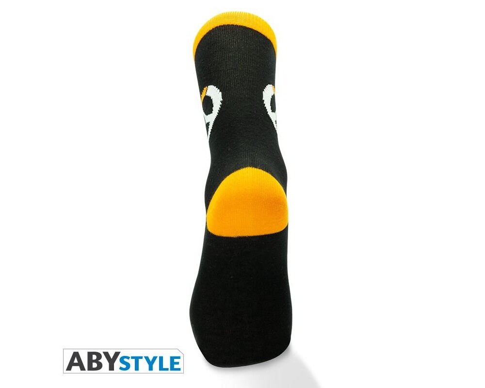 Дреха Чорапи ABYSTYLE OVERWATCH Socks Logo, Черен/Оранжев 4