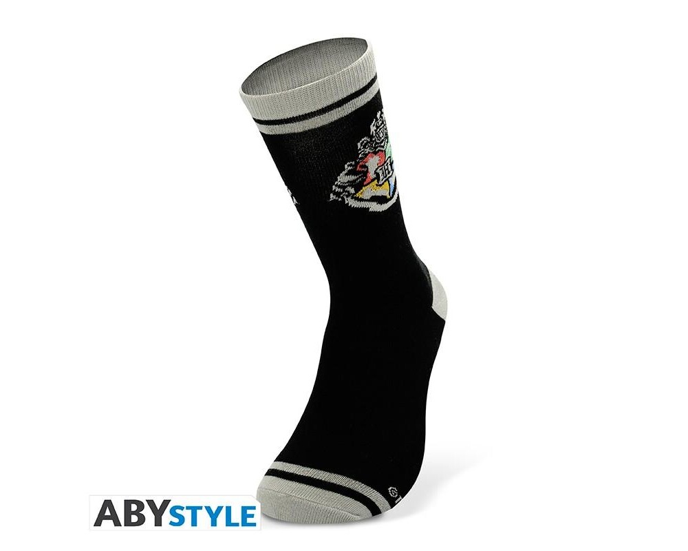 Дреха Чорапи ABYSTYLE HARRY POTTER Black & Grey Hogwarts 2