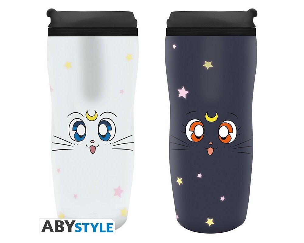 Аксесоар Термо чаша ABYSTYLE SAILOR MOON Luna & Artemis 2