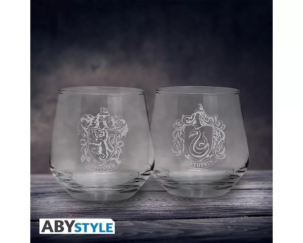 Аксесоар Комплект чаши ABYSTYLE HARRY POTTER Gryffindor & Slytherin 5