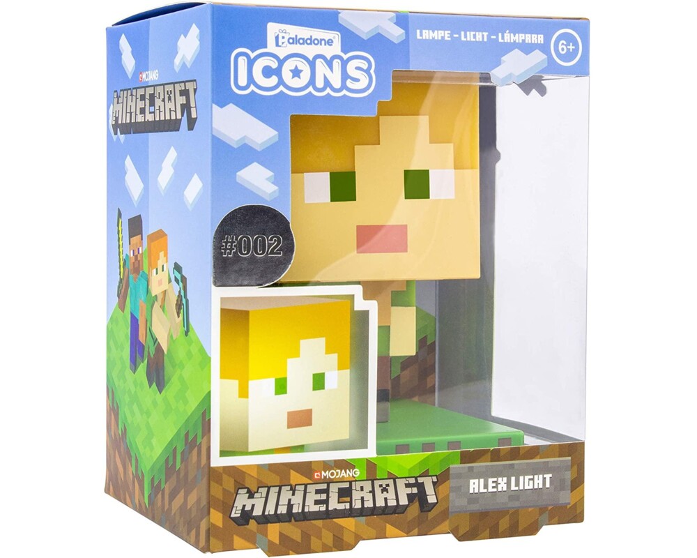 Фигурка Paladone Minecraft: Alex Icon Light BDP 6