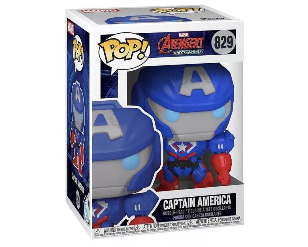 Фигурка Funko POP! Marvel: Avengers MechStrike - Captain America #829 2