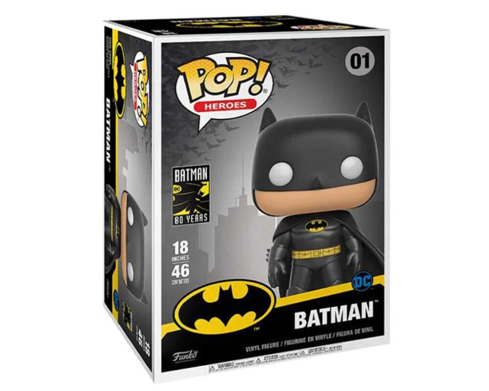 Фигурка Funko POP! Mega: Heroes DC - Batman - 80 Years 18" #01 2